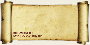 Hana Jokić vizit kartica